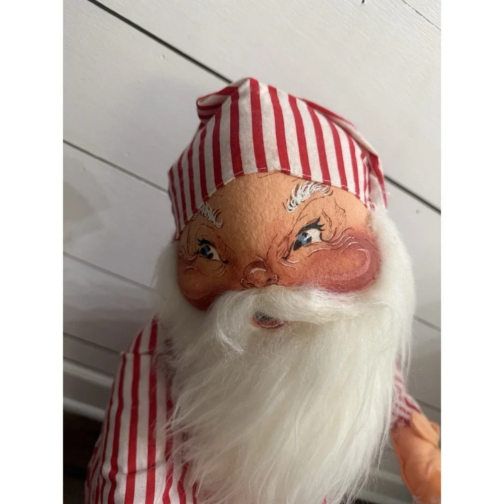 Vintage 1990s Annalee Dolls Tuckered‎ Santa Mrs. Claus Christmas 30